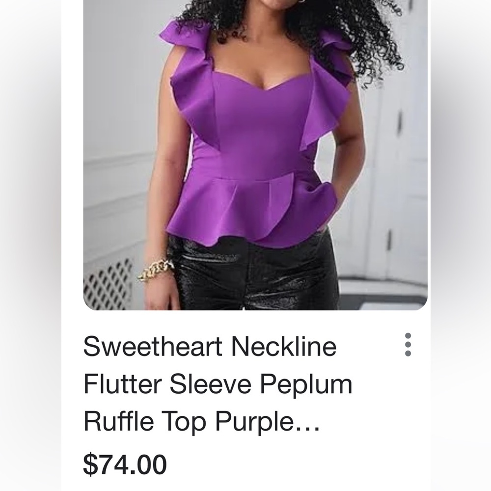 Express purple top